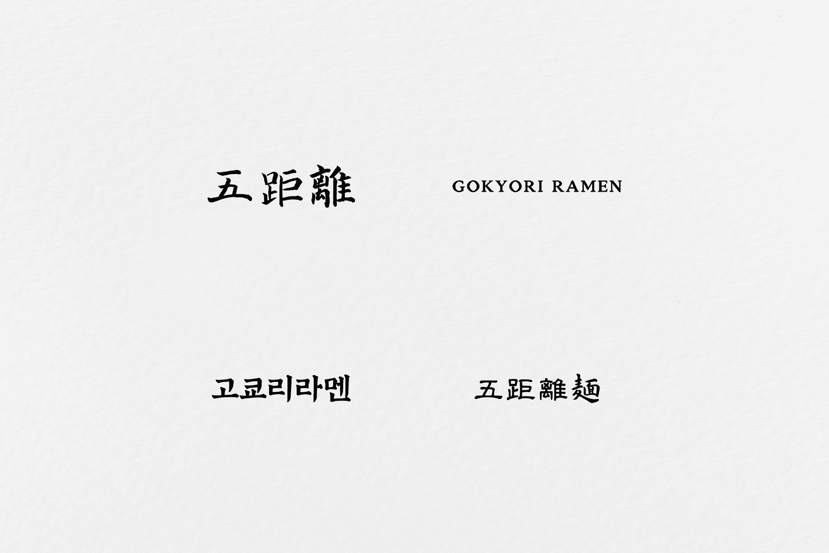 교코리라멘 BI 디자인 - 6