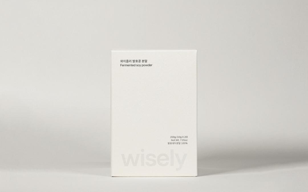 와이즐리 발효콩 패키지 디자인
